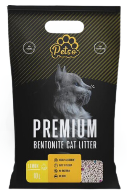 Petso Premium Bentonite Cat Litter 10L