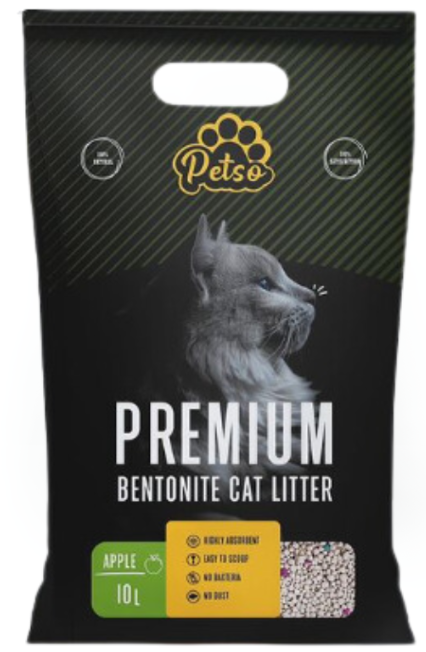 Petso Premium Bentonite Cat Litter 10L