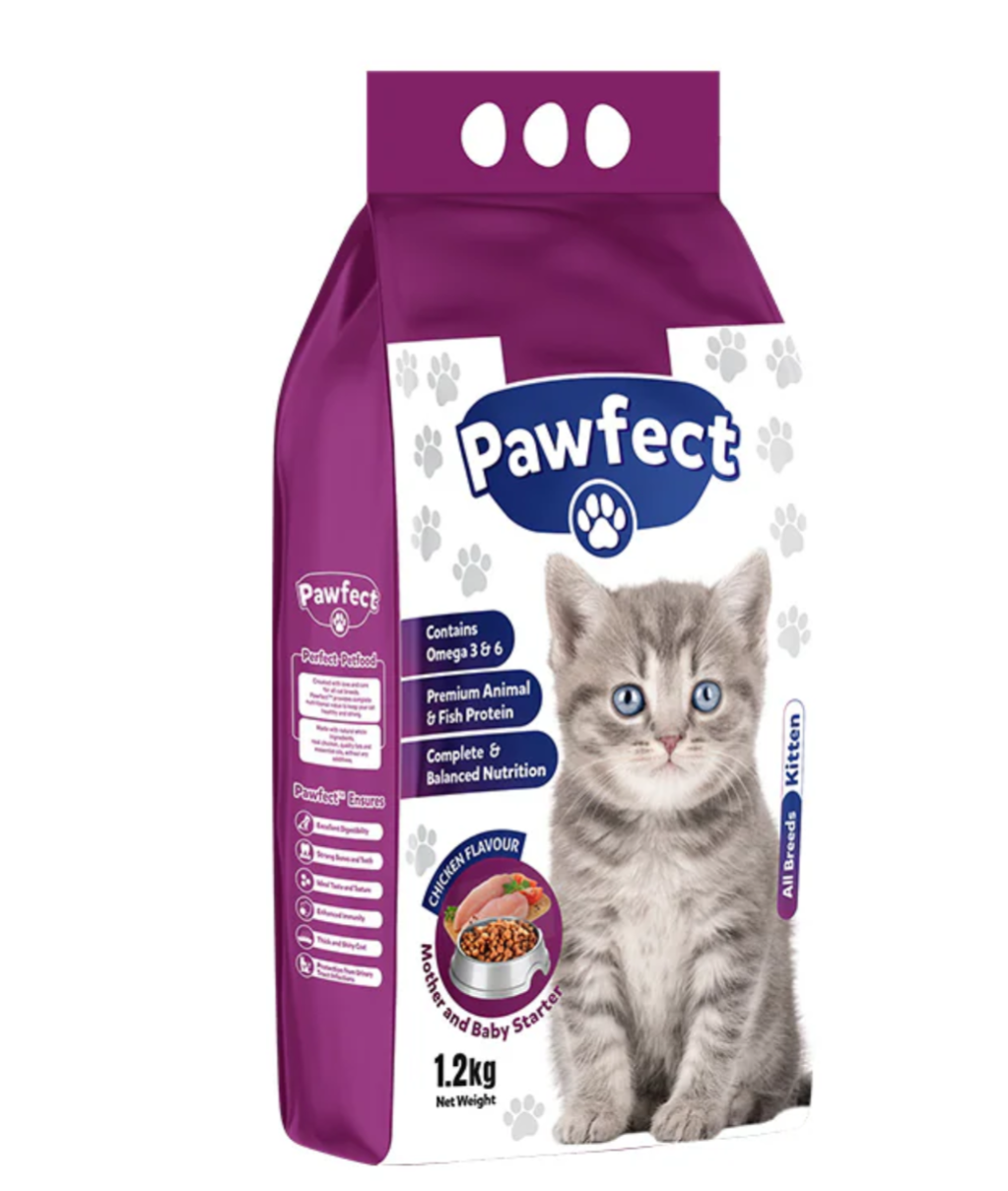 Pawfect kitten food 1.2kg